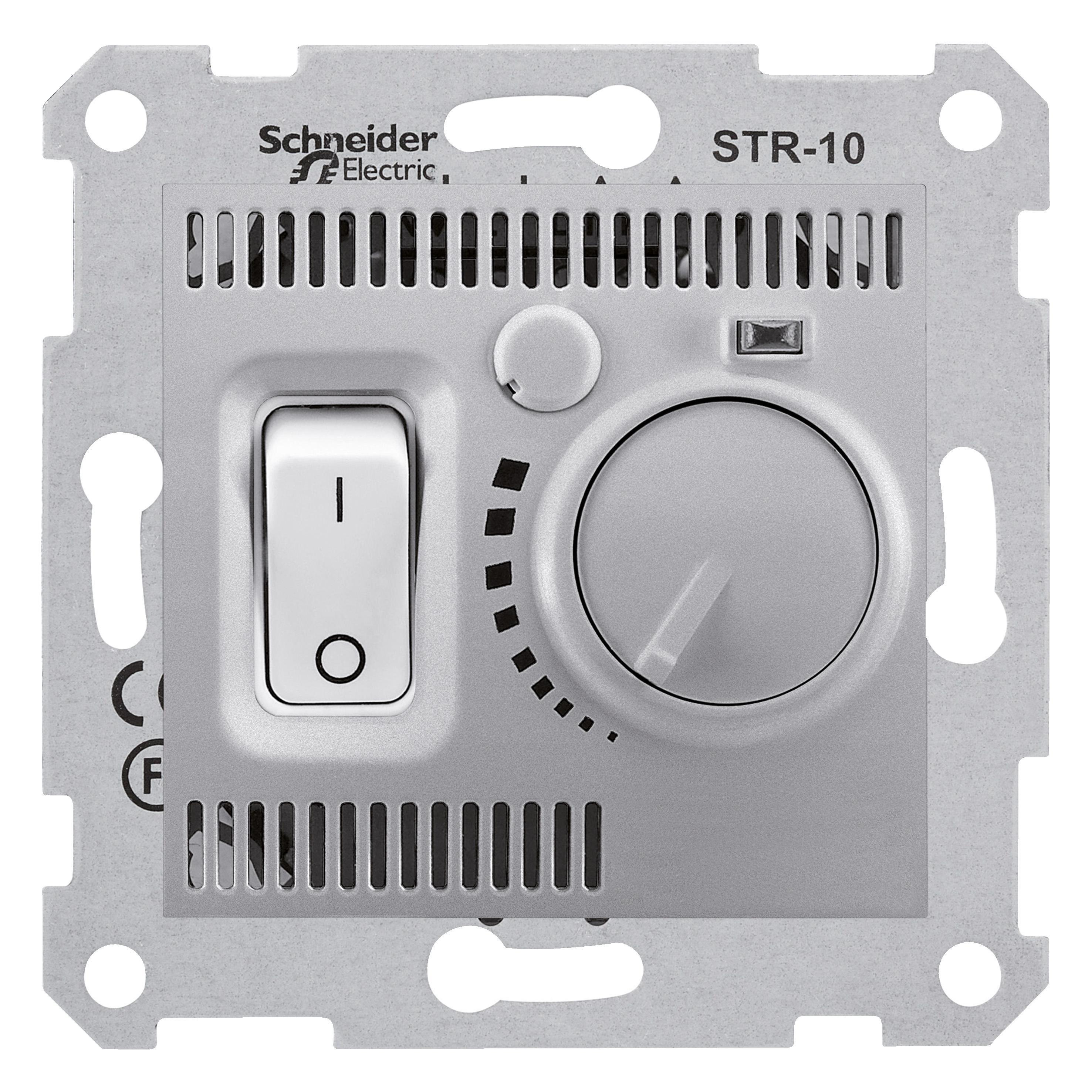 Терморегулятор комнатный , Алюминий, серия Sedna, Schneider Electric артикул SDN6000160