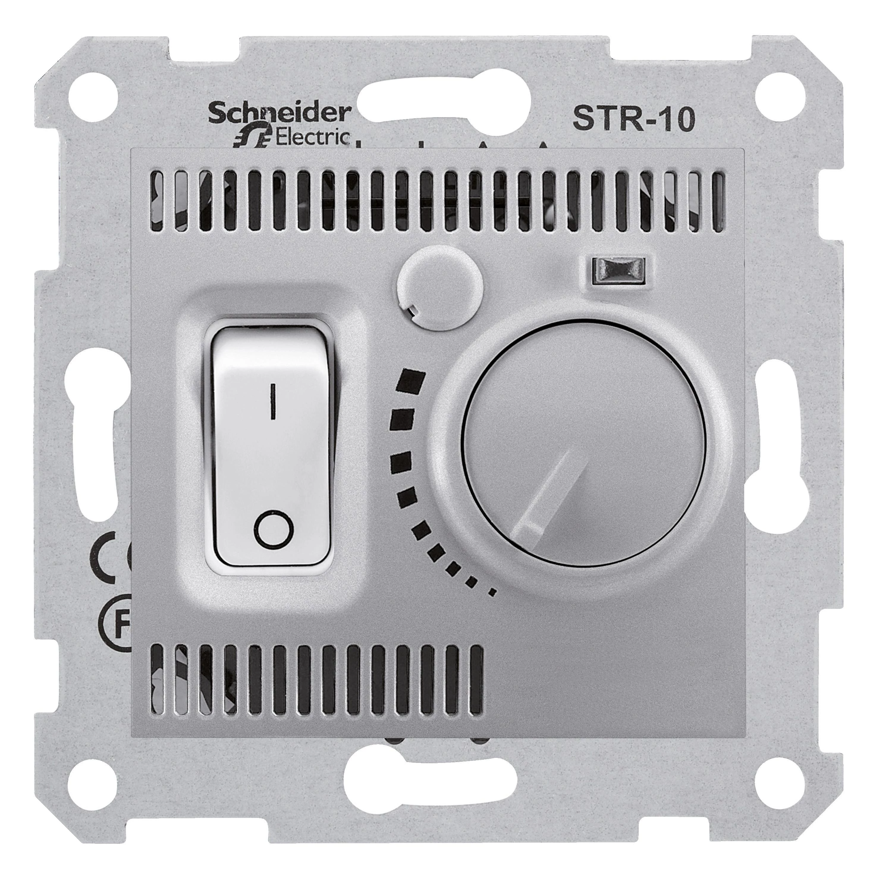  артикул SDN6000160 название Терморегулятор комнатный , Алюминий, серия Sedna, Schneider Electric