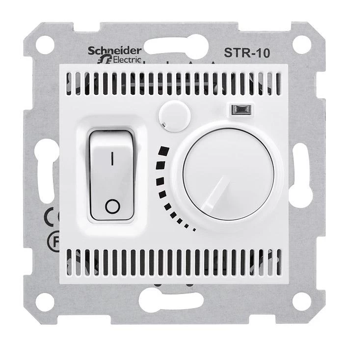  артикул SDN6000121 название Терморегулятор комнатный , Белый, серия Sedna, Schneider Electric