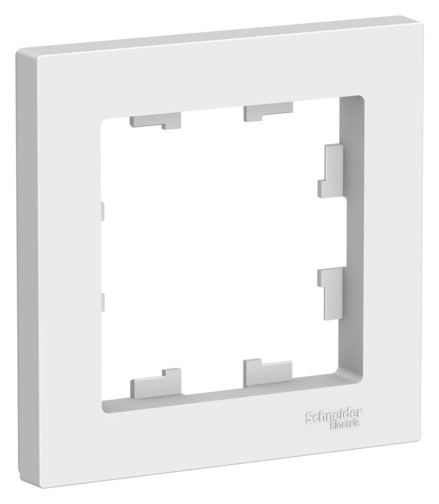  артикул ATN001301 название Рамка одинарная, Белый Лотос, серия Atlas Design, Schneider Electric