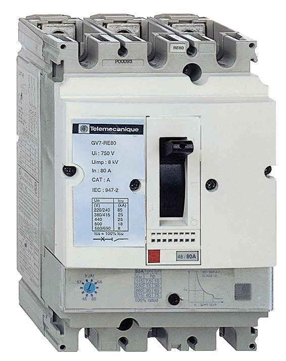  артикул GV7RE150 название SE GV Автоматический выключатель с комбинированным расцепителем (90-150A 35KA)