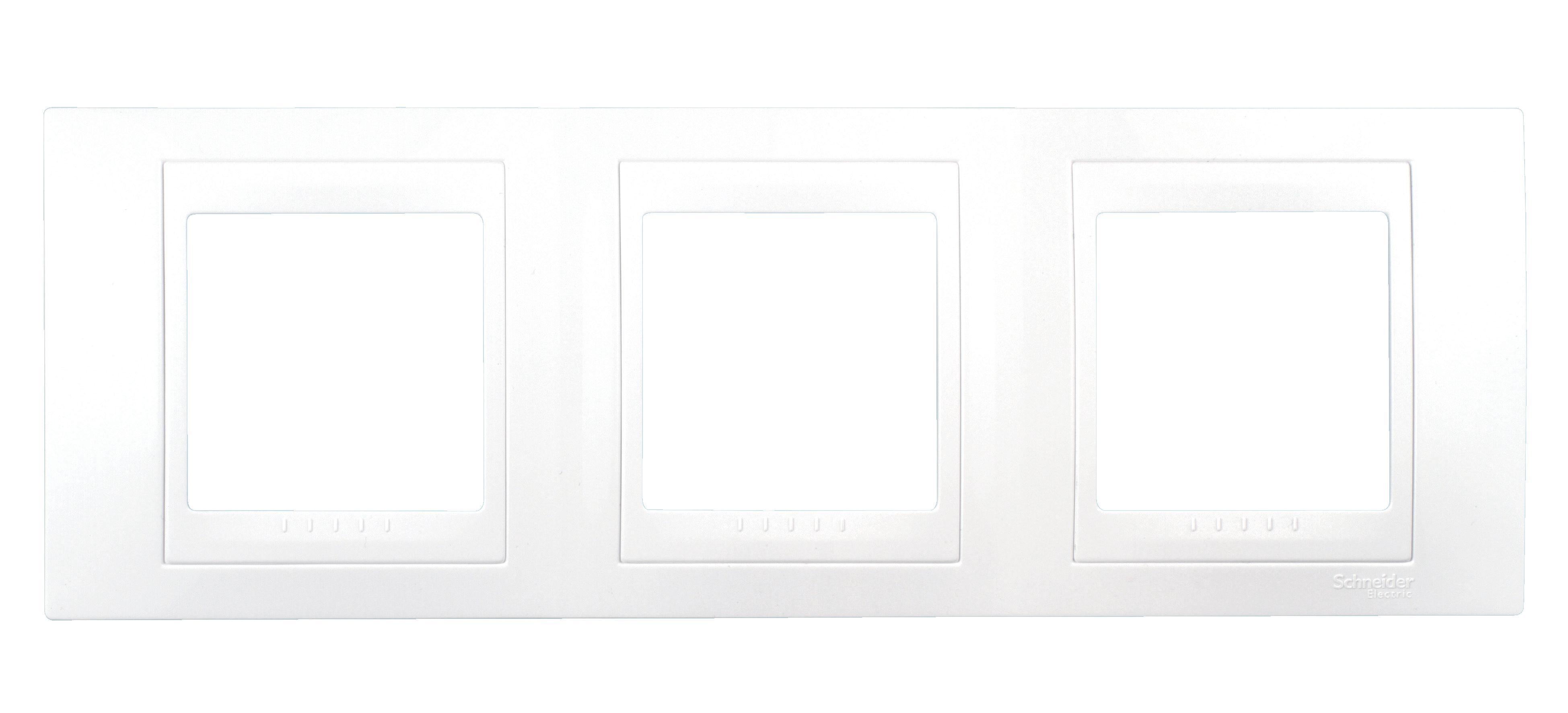 Рамка тройная, Белый, серия Unica, Schneider Electric артикул MGU6.006.18