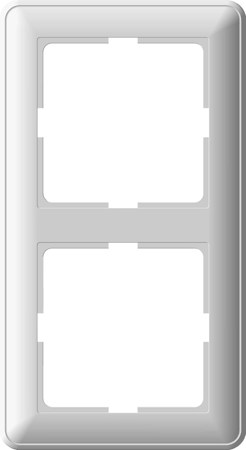  артикул KD-2-18 название Рамка двойная , Белый, серия Wessen 59, Schneider Electric