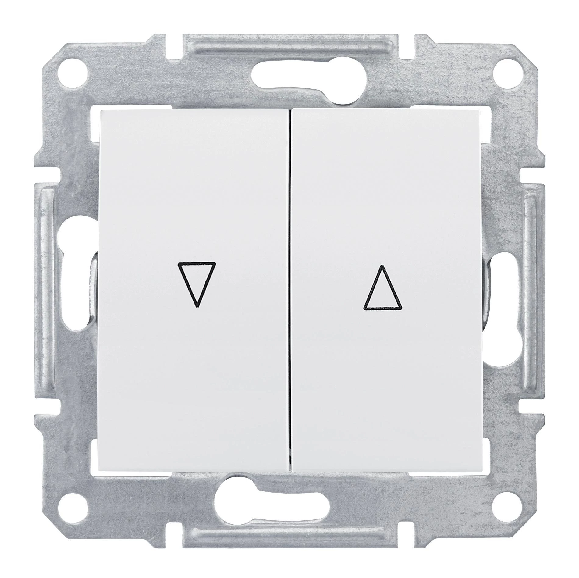  артикул SDN1300121 название Выключатель для жалюзи (рольставней) кнопочный , Белый, серия Sedna, Schneider Electric