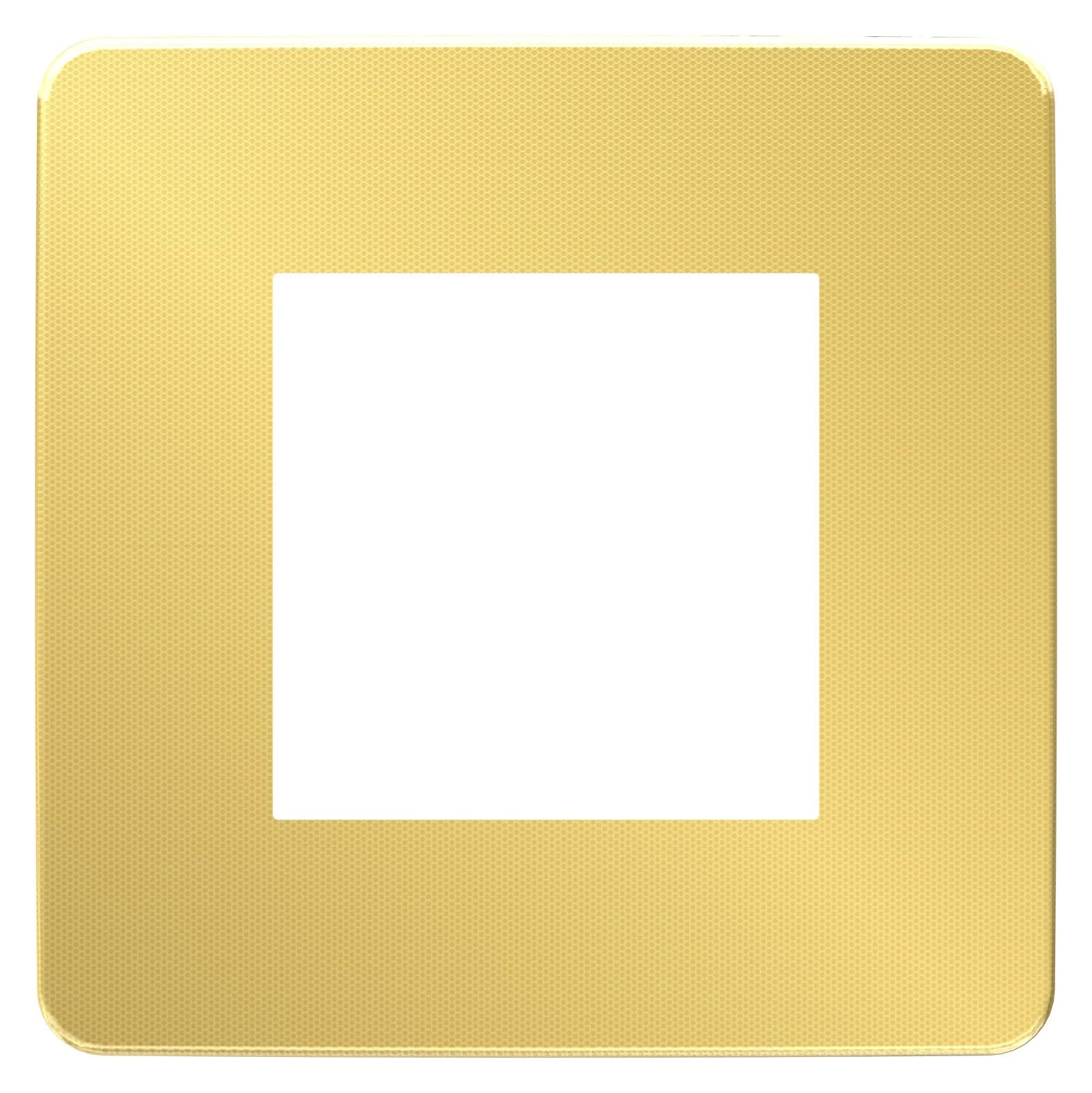  артикул NU280260 название Рамка одинарная, Золото/Бежевый, серия Unica Studio, Schneider Electric