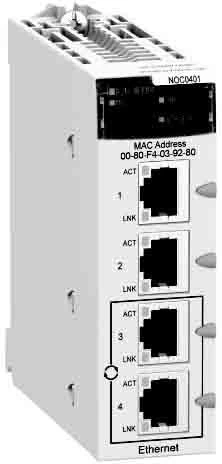  артикул BMXNOC0401 название SE Модуль ETHERNET-IP и Modbus TCP, 1x10/100Base-T/TX