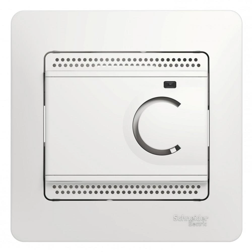  артикул GSL000135 название Терморегулятор для теплого пола , Белый, серия Glossa, Schneider Electric